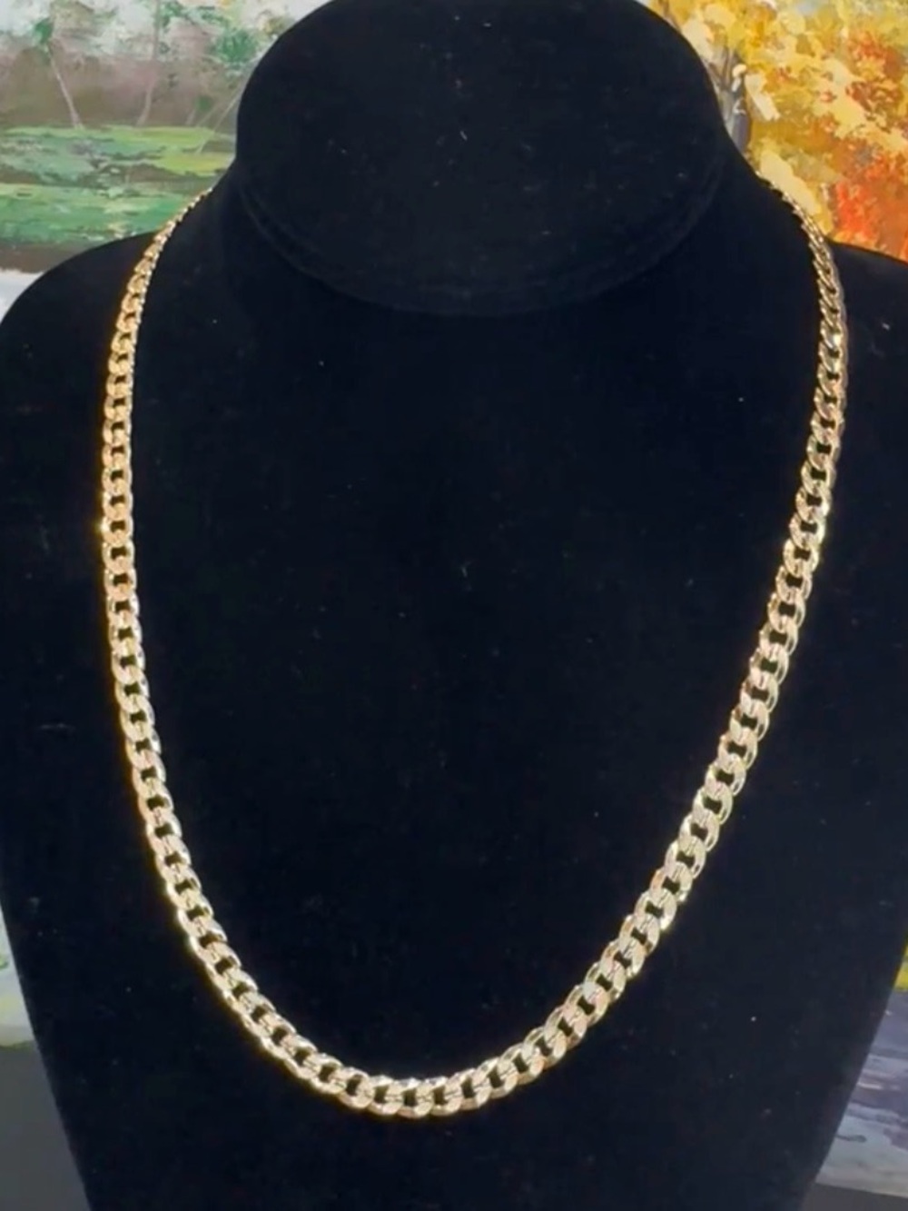 14K Gold-Filled Cuban Link Necklace - Diamond cut - 20”
